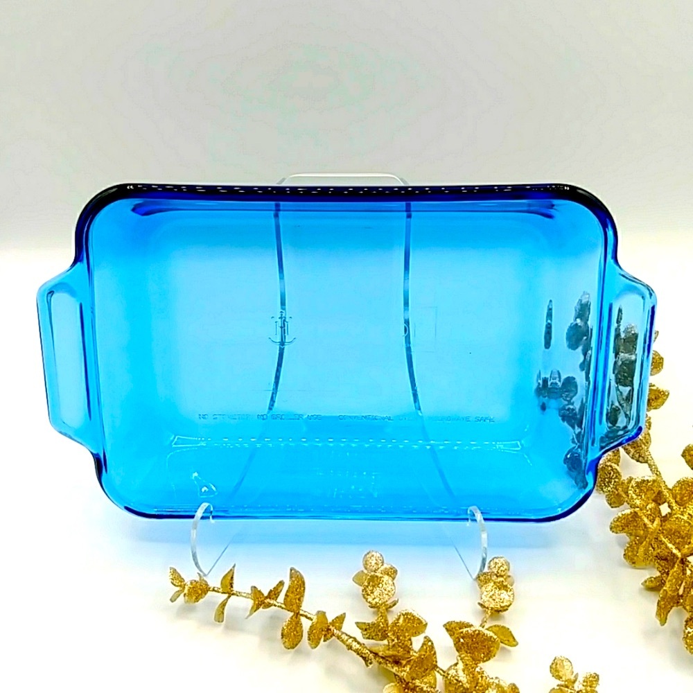 Anchor Hocking Blue Baking Dish 6x9" 1 Quart